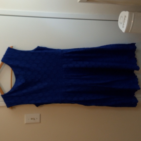 RN Studio Royal Blue Lace Dress Size 14 - Picture 4 of 4